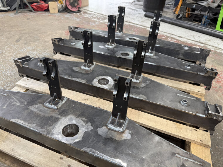 Structural steel fabrication, workshop
